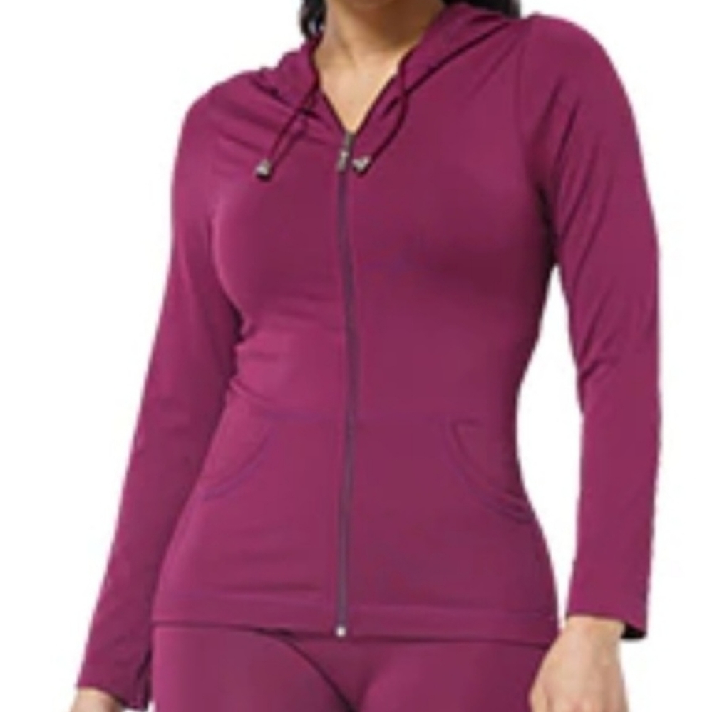 Seamless Hoodie Zip Up Set- 2pc